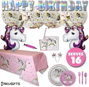 Unicorn Party Decorations: Birthday Supplies for Girls - Picture 1 of 1