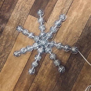 IKEA Kallt Large Light Up Snowflake Christmas Starburst Display Decoration 15’’ - Picture 1 of 20