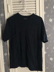 Old Navy Herren Gr. Medium einfarbig marineblau kurzärmliges T-Shirt 100 % Baumwolle GUC - Bild 1 von 4