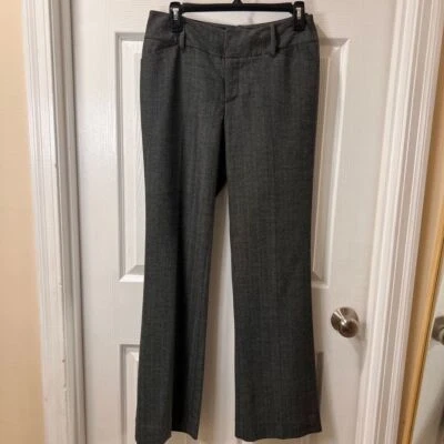Pantalones de vestir para mujer Mossimo gris espiga pantalones profesionales talla 4 Foto 1 de 4