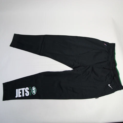 New York Jets Nike NFL On Field Apparel Dri-Fit Athletic Pants Men's Black New Cover