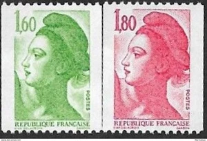 SKV) 1982. France. Marianne Gandon. 2 stamps mnh. - Picture 1 of 1