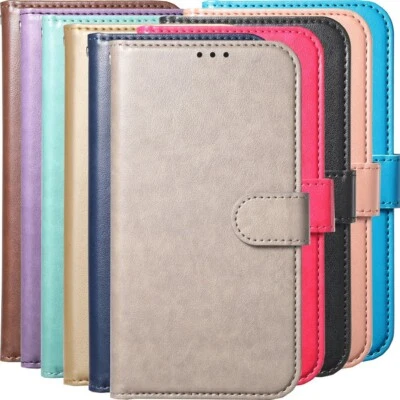 Color Leather Card Wallet Phone Case For Google Pixel 10 9 7 6 Pro 9A 8A 7A 6A - Image 1 of 4