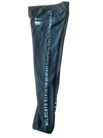 Kansas State Wildcats K-State Nike Leggings Women's Medium Gray Pants Cover
