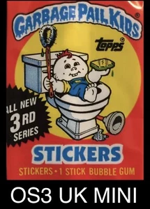 MINI 1986 Garbage Pail Kids Series 3 UK Mini Complete Your Set GPK 3RD U Pick - Picture 1 of 183