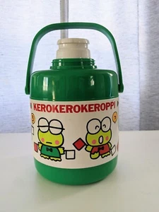 Vintage 1988-1990 Sanrio Kerokerokeroppi Keroppi plastic water bottle 3 liter's - Picture 1 of 11
