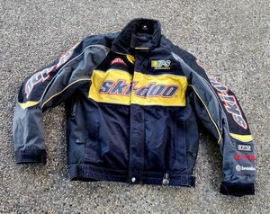 Ski-doo Team Snowmobile Jacket Size Medium Rotax Brembo RPM Logo Patches  - Picture 1 of 6