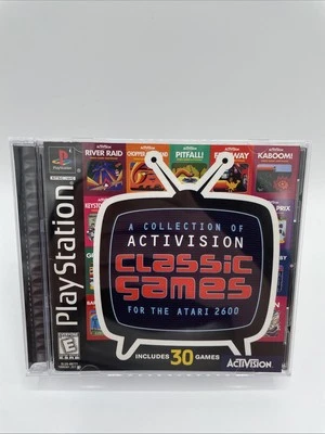 Activision Classics PS1 PlayStation 1 Completo CIB Etiqueta Negra + Tarjeta Reg Foto 1 de 4