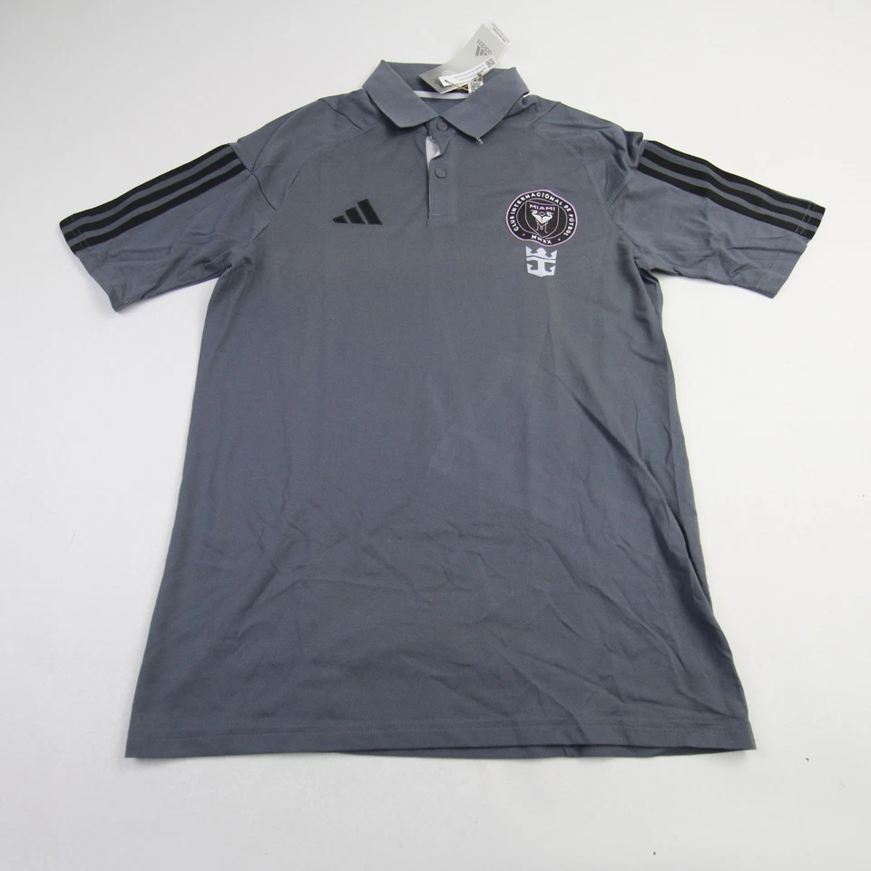 Polo Adidas Inter Miami CF gris para hombre nuevo Foto 1 de 1