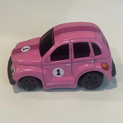 Chrysler PT Cruiser Pink Toy Car Small Size Diecast Collectible 2011 - Image 1 of 4