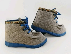 Nye Nesna Lobben Boots  Women's 10 EU 41 Wool Felted Winter Grey Ankle Height - Picture 1 of 8