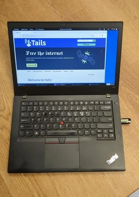 Portátil Libreboot ThinkPad T480 Tails Linux para piezas [CARIDAD / VER VIDEO*] Foto 1 de 4