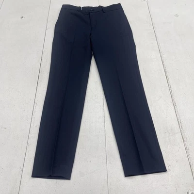 Pantalones de vestir TO Collection juveniles 16S azul marino ajuste ajustado uniforme flexible FLEX-2BSP Foto 1 de 4