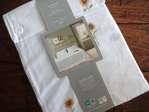 SOPHIE ALLPORT London SUNFLOWERS Floral COTTON Percale XDP QUEEN SHEET Set 4PC - Picture 1 of 7