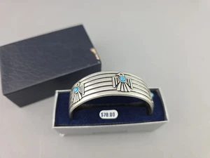 Montana Silversmiths DEPTH OF EAGLE Gunmetal Cuff Bracelet New - Picture 1 of 3
