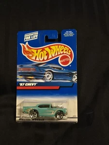 2000 Hot Wheels Turquoise '57 Chevy #105 A19  - Bild 1 von 3
