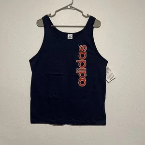 Made In USA 80er Adidas Tank Top Neu mit Etikett Größe Large Vintage Trefoil Deadstock Shirt - Bild 1 von 5
