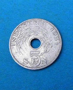 INDONESIEN 5 SEN 1954 - Imagen 1 de 2