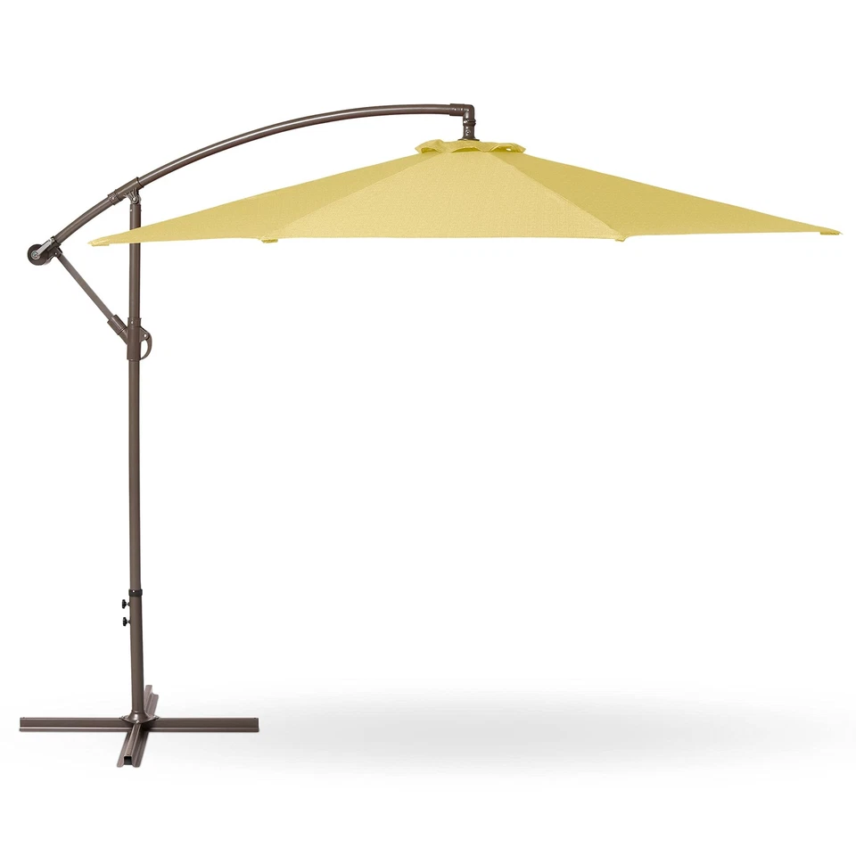 Duck Covers Weekend Patio Cantilever Umbrella, 10 Foot, Straw - Image 1 of 4