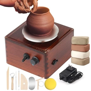 Eritor Pottery Wheel, Pottery Wheel per Adulti, Air Dry Clay 4,4 libbre,Potte - Foto 1 di 7