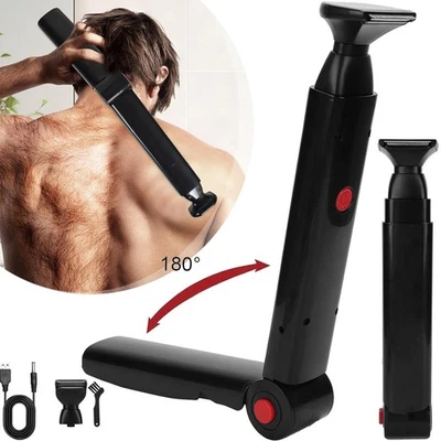 Rückenrasierer für Herren Elektrisch Körpertrimmer Haarschneider Brust Trimmer - Bild 1 von 4