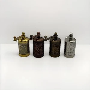 NEW Black Pepper Spice Manual Grinder Refillable & Adjustable Mill 3.5'' Height - Picture 1 of 12
