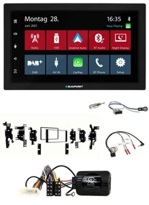Blaupunkt Lenkrad Bluetooth DAB 2DIN USB Autoradio für Nissan Versa Tiida C11 20 - Bild 1 von 12