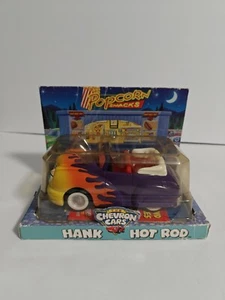 Hank Hot Rod, The Chevron Cars,  Whitewall Tires Flames 2001 Vintage New In Box - Picture 1 of 5