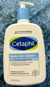 CETAPHIL Gentle Skin Cleanser for Dry to Normal, Sensitive Skin LARGE 20 Oz NEW - Picture 1 of 2