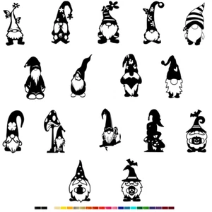 Fairy Gnome Vinyl Decal Sticker Door Car Window Laptop Dream USA Seller - Picture 1 of 21