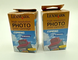 Set of 2 - Lexmark High Resolution Photo Print Cartridges A1990 - New - Genuine - Picture 1 of 8