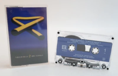 Tubular Bells 2 Mike Oldfield Cassette Tape 9 45041-4 Warner Bros. Promotional Foto 1 de 4