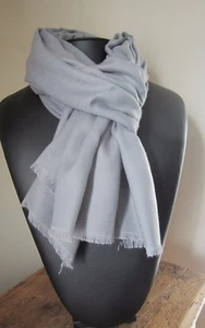 Bufanda/Estola Hombre-Mujer 20% Lana 182 X 87 CM Gris Claro - Imagen 1 de 2