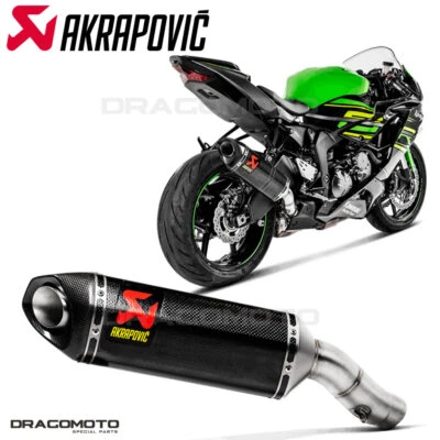 KAWASAKI ZX-6R 2009-2020 Exhaust AKRAPOVIC Carbon RC S-K6SO7-ZC Foto 1 de 4