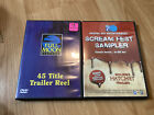 DVD Lot of 2 HORROR TRAILER SAMPLERS, Full Moon and Anchor Bay, Promotional