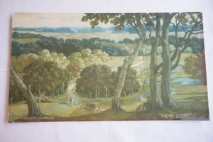 Póster original con impresión de vagón de ferrocarril del sur New Forest Hesketh Hubbard - Imagen 1 de 6