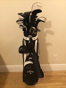 Callaway Ladies Solaire Full Set D, 3W, 5W,7W, 5H,6H,7H, 9-PW-GW-SW,Putter & Bag - Picture 1 of 12