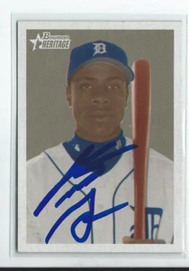 Tarjeta Bowman Heritage 2006 firmada por Curtis Granderson #135 - Imagen 1 de 1