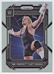 "Mr. Perfect" Curt Hennig 2023 Panini Prizm WWE Vertical Base Silver Parallel - Picture 1 of 2
