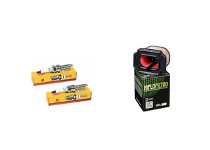 FILTRO ARIA CANDELE NGK LMAR8A-9 HIFLOFILTRO HFA4707 YAMAHA MT-07 ABS 2014/2016 - Imagen 1 de 3