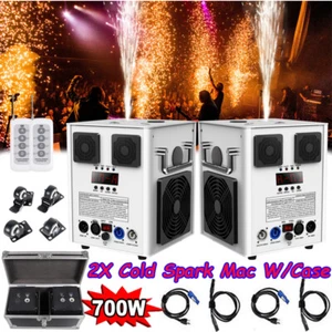 2Pcs 700W Cold Spark Machine Stage Effect DMX Firework Machine DJ Party Wedding - Bild 1 von 38