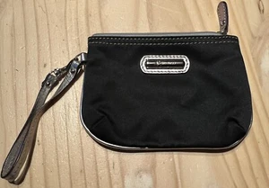 makowsky wristlet Black & Silver Vinyl - Picture 1 of 6