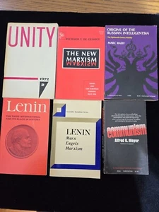 1960s-70s Lot 6 Books Marx Lenin Communism Communist Soviet Union Printed In USA - Picture 1 of 13