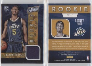 2014 Panini Black Friday Memorabilia 6 Cracked Ice Rodney Hood #6 Rookie RC