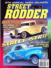 Street Rodder Magazine April 1997 Bed Repair, Steel Wheels, Del Mar Dirt Track