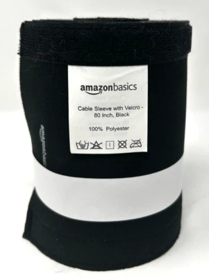 Amazon Basics Wire Cable Management Sleeve Cover - 80-Inch - NEW - Image 1 of 4
