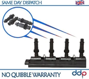 For Chevrolet Aveo 1.2 1.4 T300 (2011-2017) x4 Ignition Coils 55579072 25195107 - Picture 1 of 8