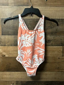 Roxy Girls' Flowers Addict One Piece Swimsuit Size 8 - Picture 1 of 4