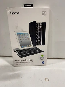 iHome Smart type for iPad Bluetooth & Built in Smart Cover for iPad and iPad 2 - Picture 1 of 2