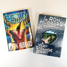 2 x L. Ron Hubbard HC Book Bundle: Fear + Very Strange Trip. Horror Paranormal 